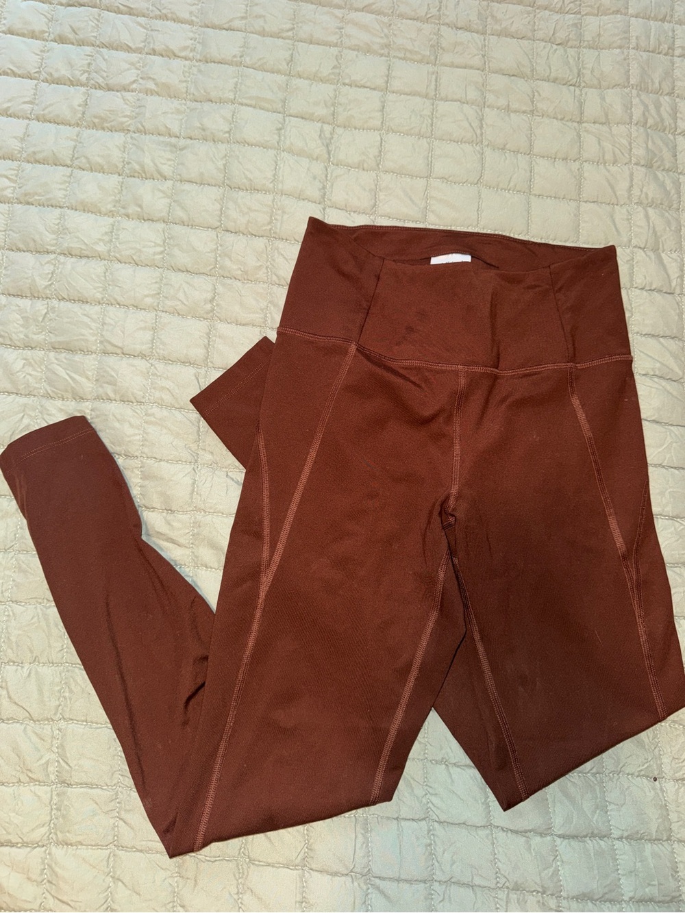 girlfriend collective High-Rise Leggings in Chocolate Brown